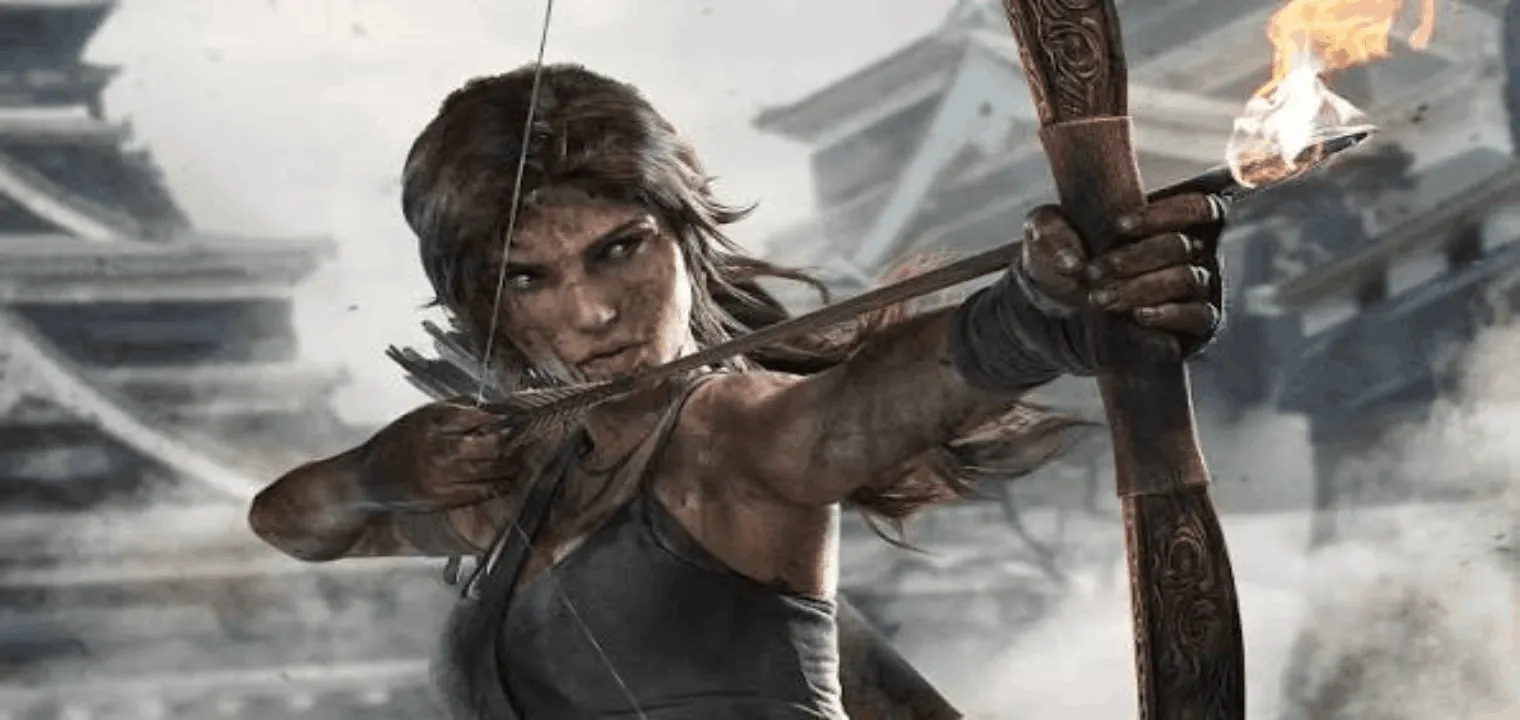 Tomb Raider platforming and climbing gameplay screenshot